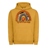 Pigment Peanut Butter Basketball Rainbow Urban Hoodie - RanaPortraitStore