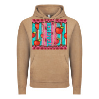 Vintage Coffee teacher with  flower glitter and serape leopard Vintage Hoodie - Artiststas