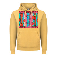 Vintage Mustard teacher with  flower glitter and serape leopard Vintage Hoodie - Artiststas