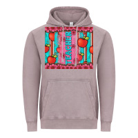 Vintage Zinc teacher with  flower glitter and serape leopard Vintage Hoodie - Artiststas