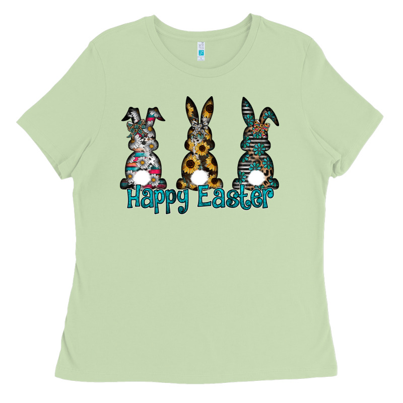 Happy Easter Ladies Tee by CowhideDigitalArt | Teevron