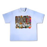Grape Ice Western Merry Christmas Urban Heavy Tee - CowhideDigitalArt