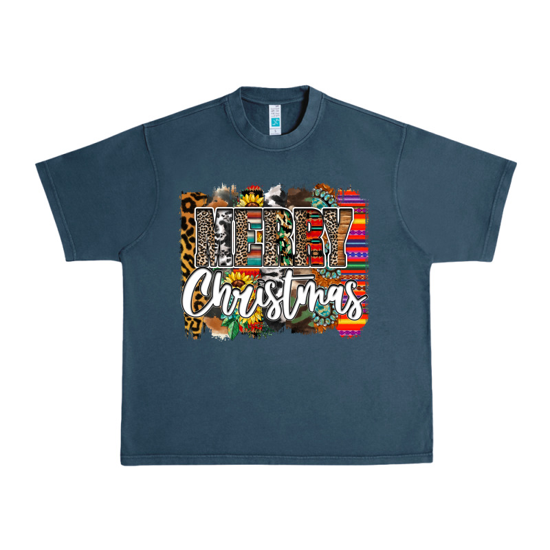 Western Merry Christmas Urban Heavy Tee by CowhideDigitalArt | Teevron