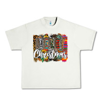 Pistachio Western Merry Christmas Urban Heavy Tee - CowhideDigitalArt