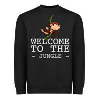 Black Welcome To The Jungle Heavyweight Sweatshirt - Bettercallsaul