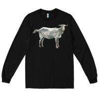 Black saanen goat Long Sleeve Tee - LillyAllenDesigns