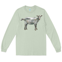 Matcha saanen goat Long Sleeve Tee - LillyAllenDesigns