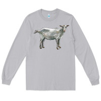 Moon Dust saanen goat Long Sleeve Tee - LillyAllenDesigns