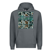 Rock Howdy Cowhide Turquoise Premium Hoodie - Jasminsmagicworld