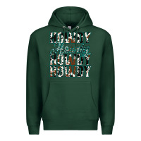 Sports Green Howdy Cowhide Turquoise Premium Hoodie - Jasminsmagicworld