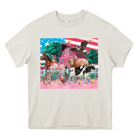 American Farm Animals Tumbler 4th Of July Heavy Core Tee | Teevron