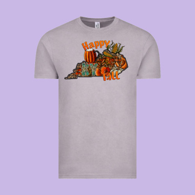 Happy Fall Vintage Tee Designed By Cowhidedigitalart