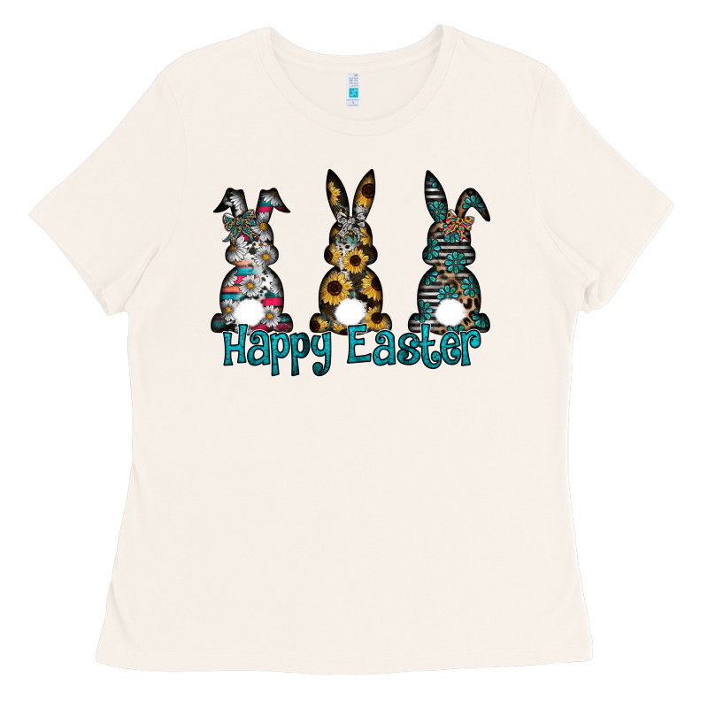 Happy Easter Ladies Tee by CowhideDigitalArt | Teevron