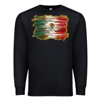 Black mexican flag with leopard Premium Sweatshirt - RanaPortraitStore