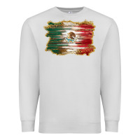 Dove Grey mexican flag with leopard Premium Sweatshirt - RanaPortraitStore