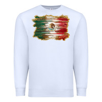 White mexican flag with leopard Premium Sweatshirt - RanaPortraitStore