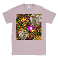 Lilac Mardi Gras Cow Leopard Seamless Pattern Classic Tee - FaDigitalArtStudio