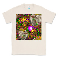 Natural Mardi Gras Cow Leopard Seamless Pattern Classic Tee - FaDigitalArtStudio