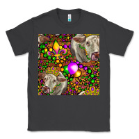 Smoke Mardi Gras Cow Leopard Seamless Pattern Classic Tee - FaDigitalArtStudio