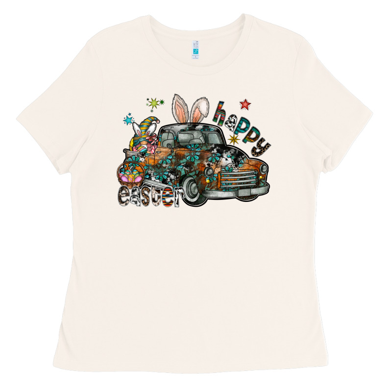 Happy Easter Ladies Tee by CowhideDigitalArt | Teevron