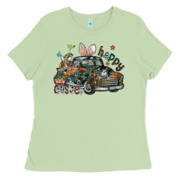 Matcha Happy Easter Ladies Tee - CowhideDigitalArt