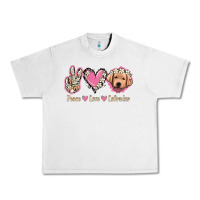 Lunar Rock Peace Love Labrador Urban Heavy Tee - Jasminsmagicworld