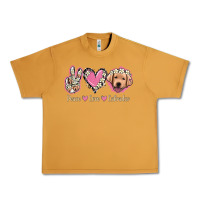 Peanut Butter Peace Love Labrador Urban Heavy Tee - Jasminsmagicworld