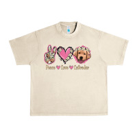 Sandshell Peace Love Labrador Urban Heavy Tee - Jasminsmagicworld