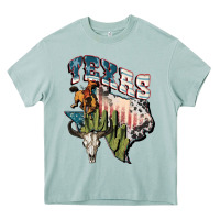 Arona Texas 4th of July Heavy Core Tee - FaDigitalArtStudio