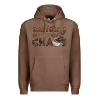 Chestnut caffeine before chaos Premium Hoodie - BarkalooDesign