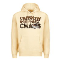 Pina Colada caffeine before chaos Premium Hoodie - BarkalooDesign