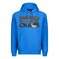 True Royal caffeine before chaos Premium Hoodie - BarkalooDesign
