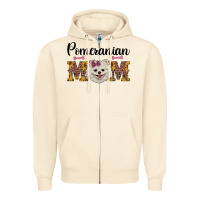 Sandshell western mom pomeranian Zipper Hoodie - RanaPortraitStore