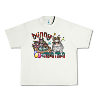 Pistachio Bunny mama Urban Heavy Tee - CowhideDigitalArt
