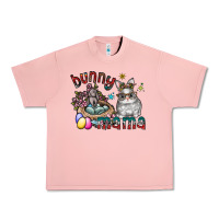 Salmon Bunny mama Urban Heavy Tee - CowhideDigitalArt