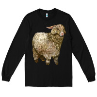 Black Angora Goat Long Sleeve Tee - LillyAllenDesigns
