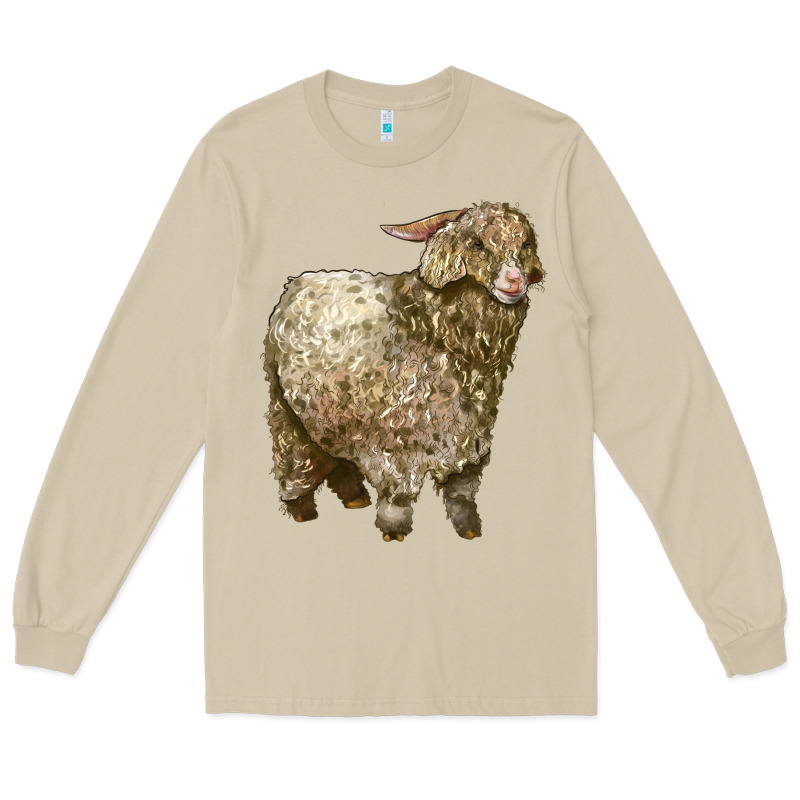 Angora Goat Long Sleeve Tee by LillyAllenDesigns | Teevron