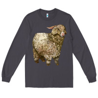 Smoke Angora Goat Long Sleeve Tee - LillyAllenDesigns