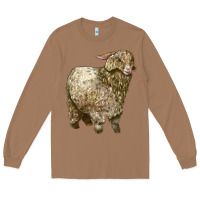 Toasted Coconut Angora Goat Long Sleeve Tee - LillyAllenDesigns