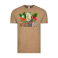 Vintage Coffee summer Vintage Tee - CowhideDigitalArt