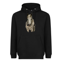 Black horse Heavyweight Hoodie - RanaPortraitStore