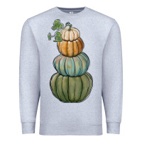 Heather Grey pumpkins Premium Sweatshirt - RanaPortraitStore