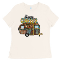 Bone Happy Camper Ladies Tee - CowhideDigitalArt
