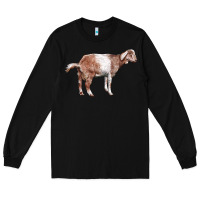 Black Nubian Goat Long Sleeve Tee - LillyAllenDesigns