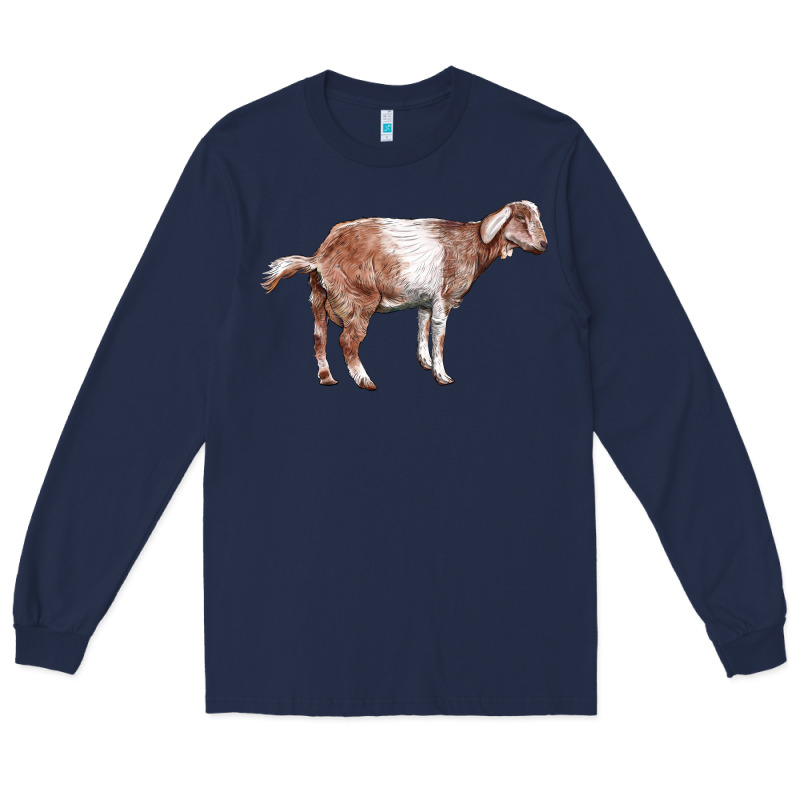 Nubian Goat Long Sleeve Tee by LillyAllenDesigns | Teevron