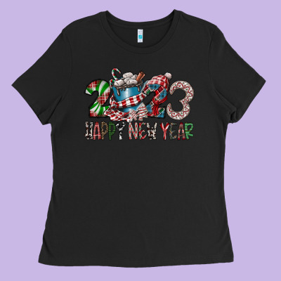 2023 Happy New Year Ladies Tee Designed By Cowhidedigitalart