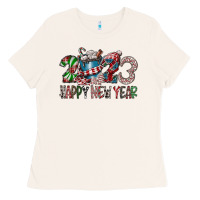 Bone 2023 Happy New Year Ladies Tee - CowhideDigitalArt