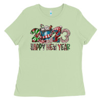Matcha 2023 Happy New Year Ladies Tee - CowhideDigitalArt