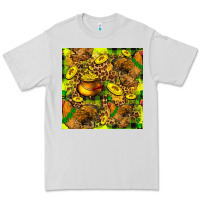 Dove Grey St. Patrick's Chicken With Pot Of Gold Premium Tee - FaDigitalArtStudio