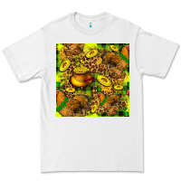 White St. Patrick's Chicken With Pot Of Gold Premium Tee - FaDigitalArtStudio